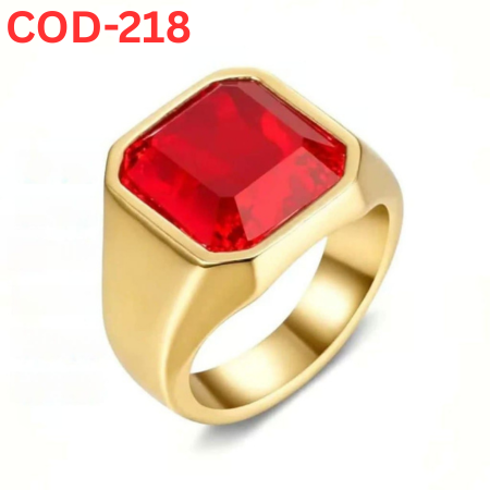 Vip অরজিনাল রুবি পাথর হাতের আংটি COD-218